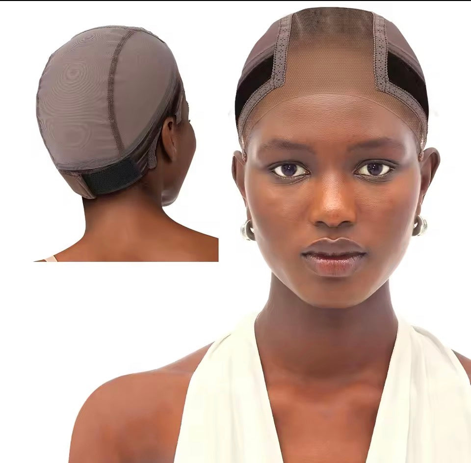 2 Pack Laced Grip Band Wig Cap