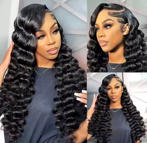 13x4 250% Density HD Loose Deep Wave Brazilian Wig