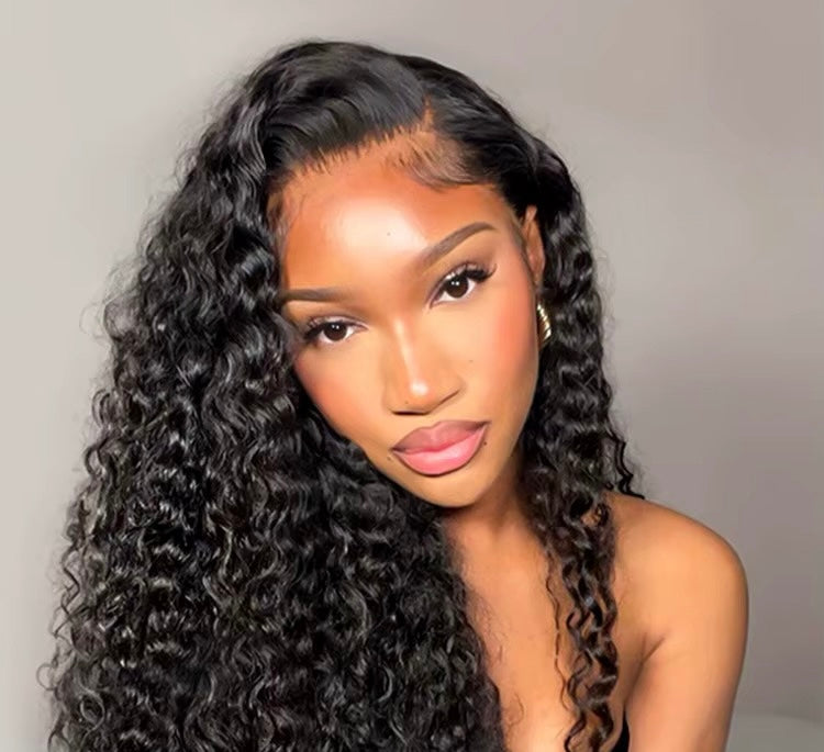 Vietnamese Glueless Deep Curly Wig