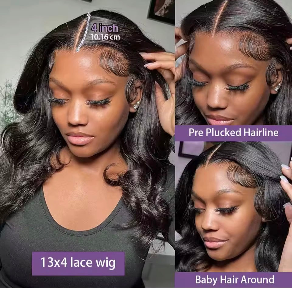13x4 250% Glueless Silky Straight Wig
