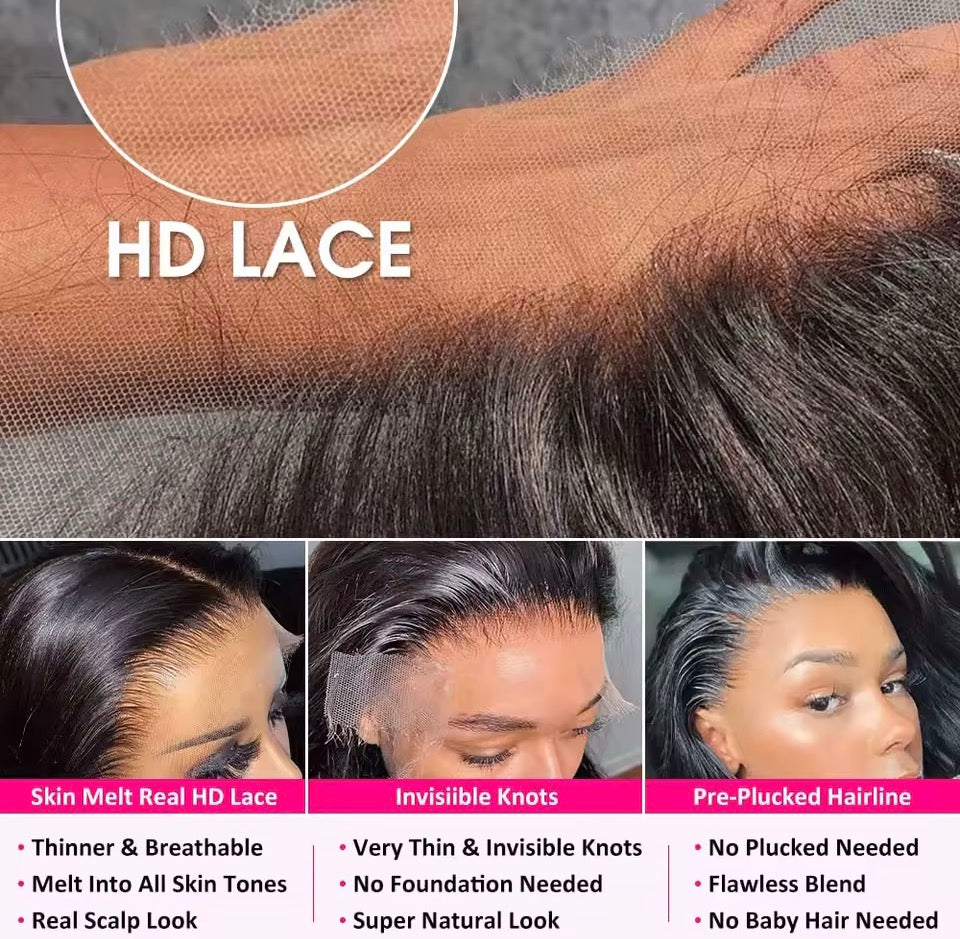 13x4 250% Density Raw Peruvian Body Wave Wig