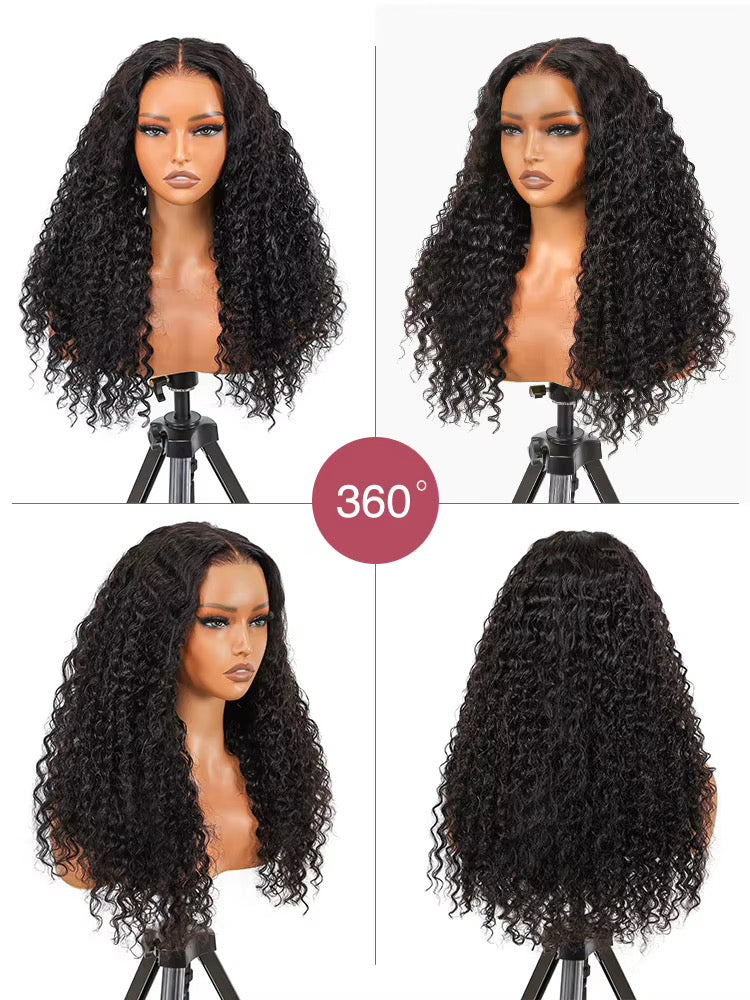 Vietnamese Glueless Deep Curly Wig